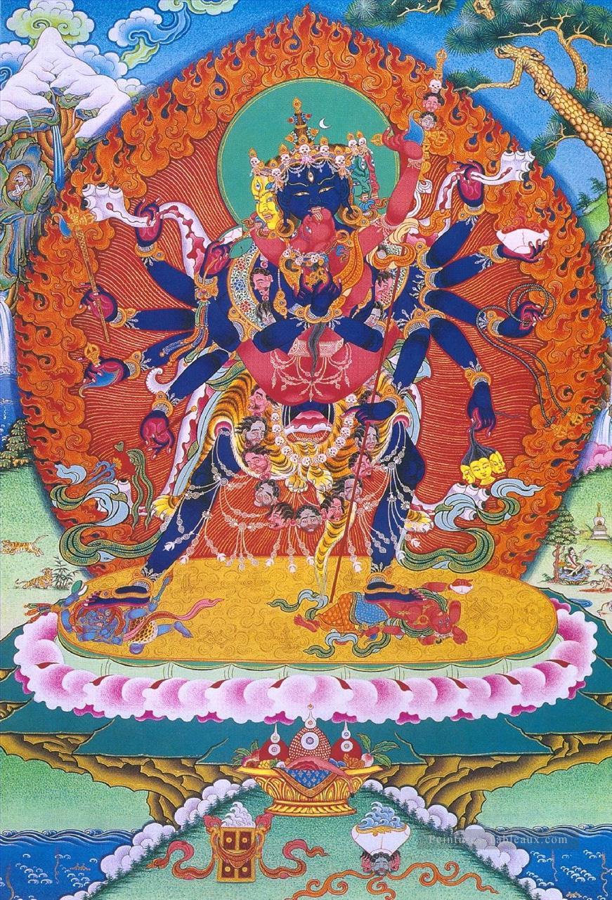 Bouddhisme tibétain de héruka Peintures à l'huile